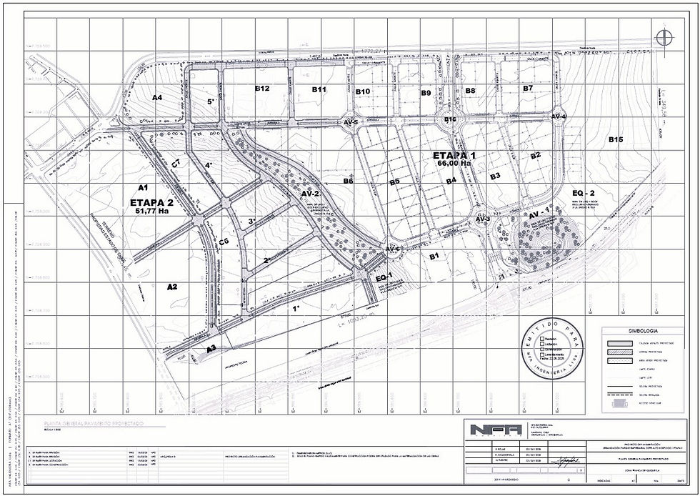 Pavimentación interior - PEZAH II ZOFRI