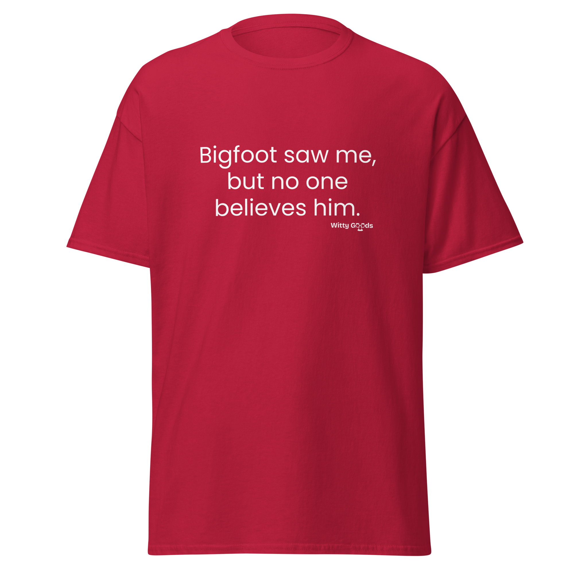Bigfoot Saw Me Unisex classic tee