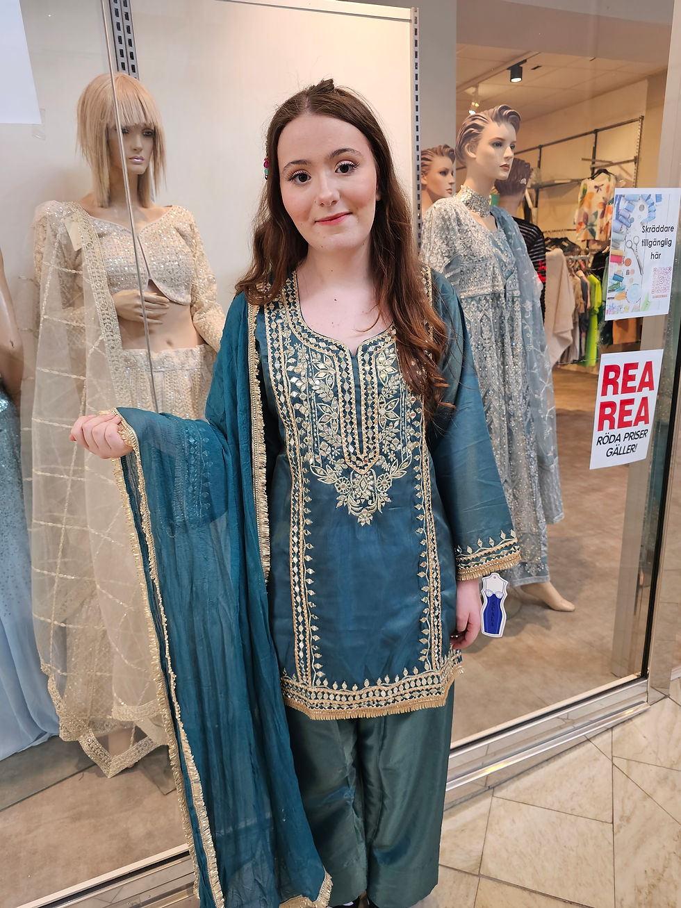 Thumbnail: Mirror work farshisalwar 3pc suit 