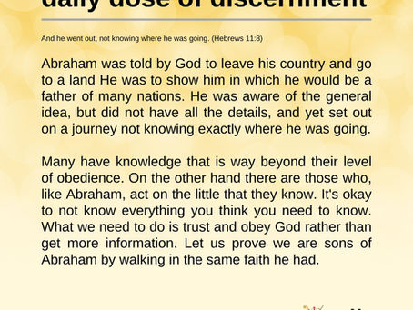 January 2, 2023: DAILY DOSE OF DISCERMENT