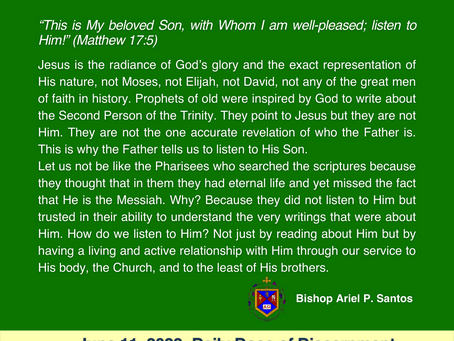 June 11, 2022: DAILY DOSE OF DISCERNMENT