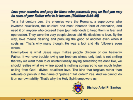 May 14, 2022: DAILY DOSE OF DISCERNMENT