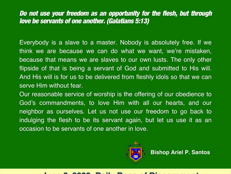 June 8, 2022: DAILY DOSE OF DISCERNMENT