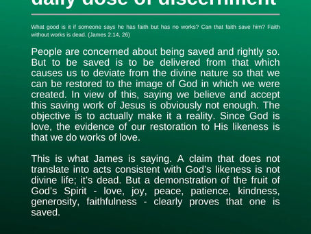September 5, 2023 | DAILY DOSE OF DISCERNMENT