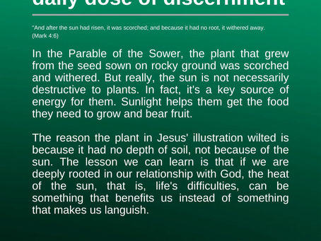 July 23, 2023 | DAILY DOSE OF DISCERNMENT