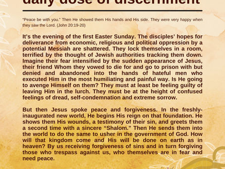 April 16, 2023 | DAILY DOSE OF DISCERNMENT