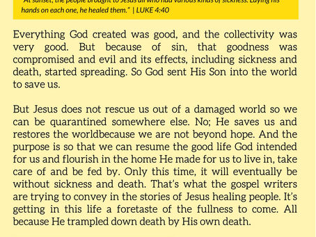 APRIL 21, 2021: DAILY DOSE OF DISCERNMENT