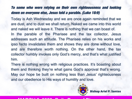 March 2, 2022: DAILY DOSE OF DISCERNMENT