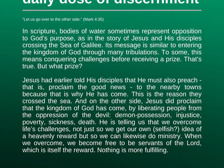 July 23, 2023 | DAILY DOSE OF DISCERNMENT
