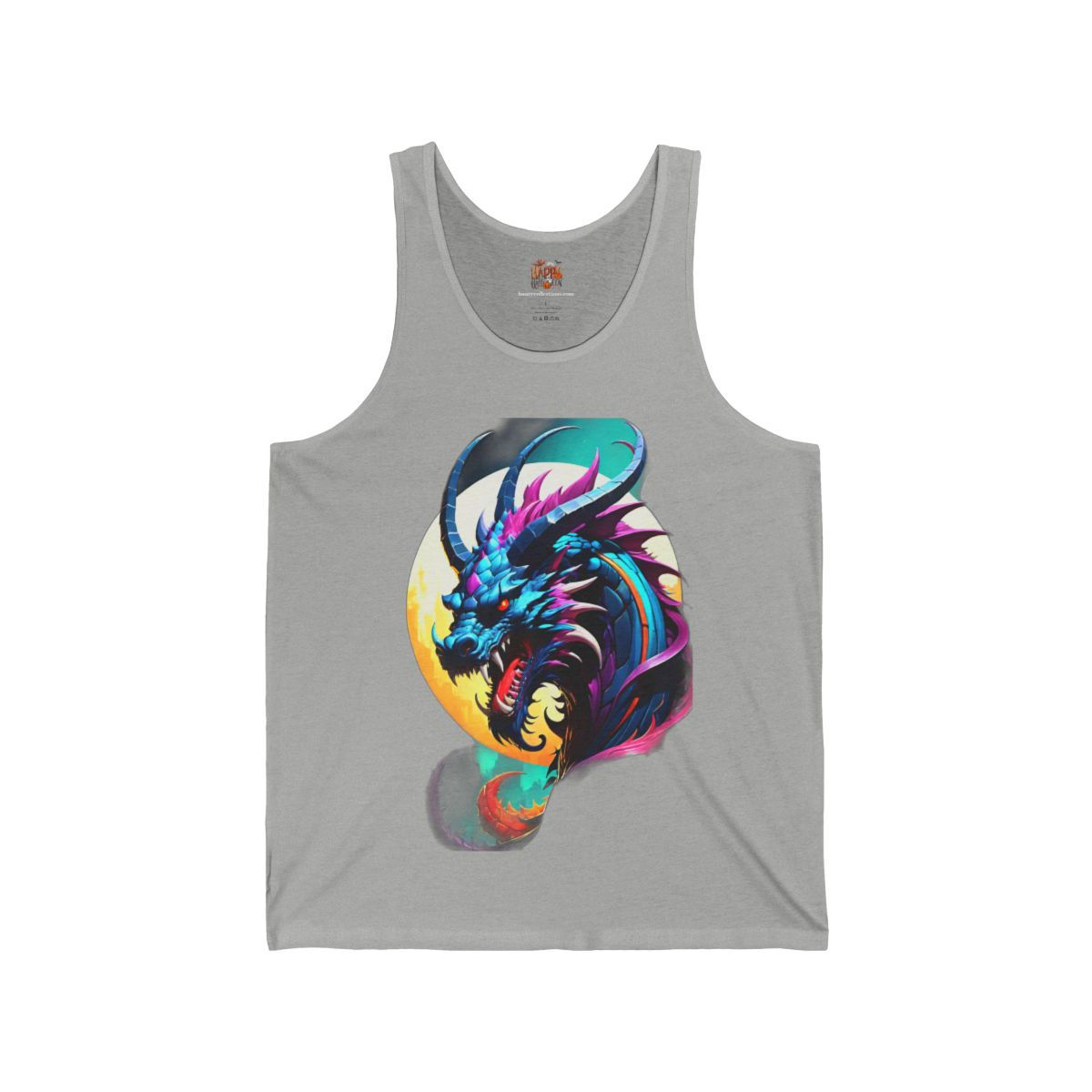 Unisex Jersey Tank Blue Dragon 