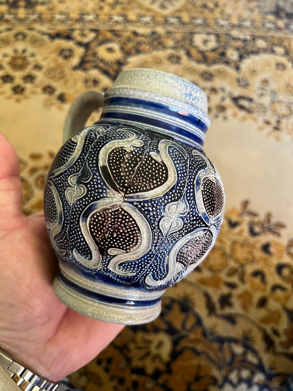 Thumbnail: 1680’s Stoneware Westerwald Tavern Jug