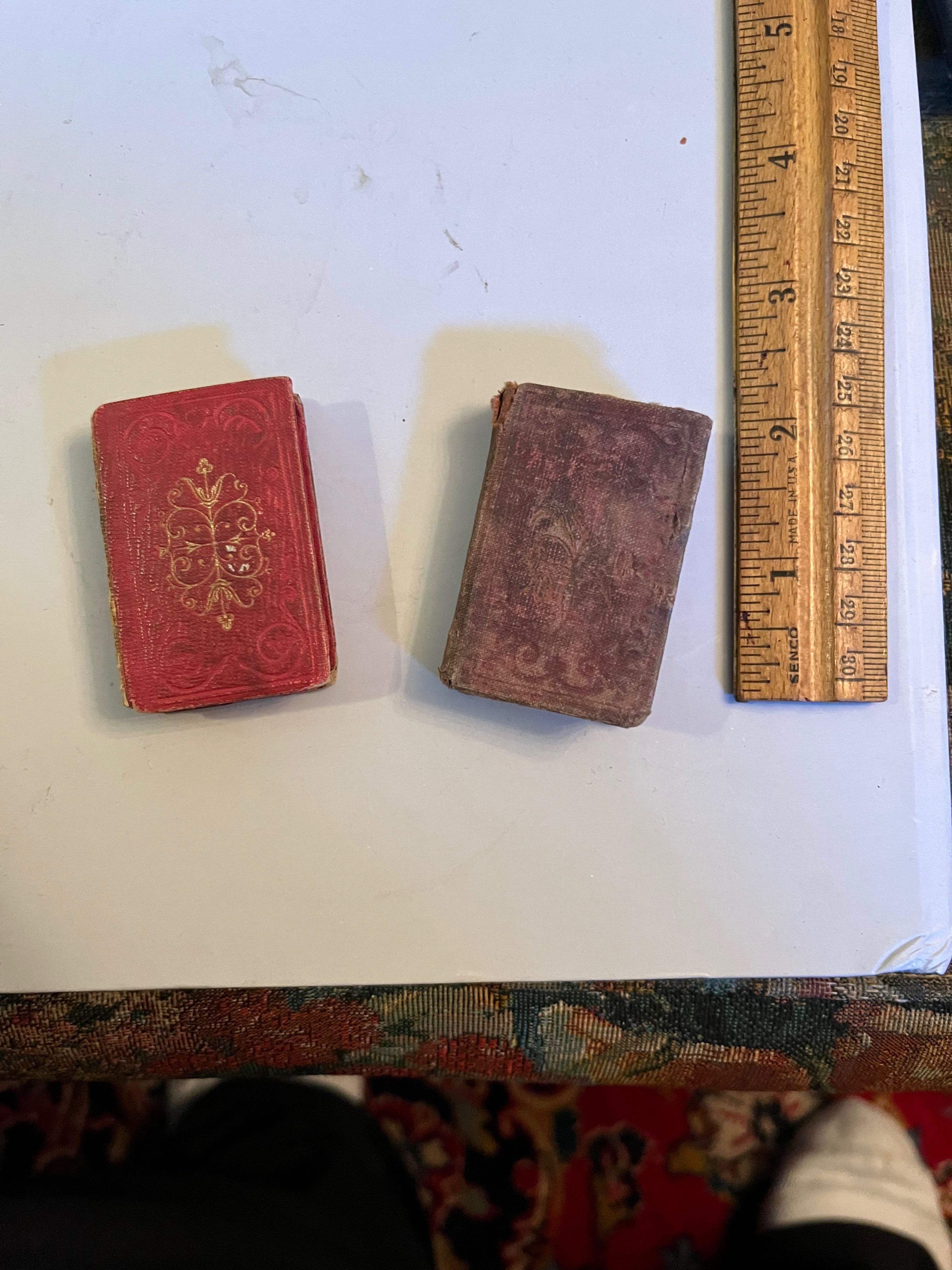 Early 19th century Tiny 2 Inch Child's Books