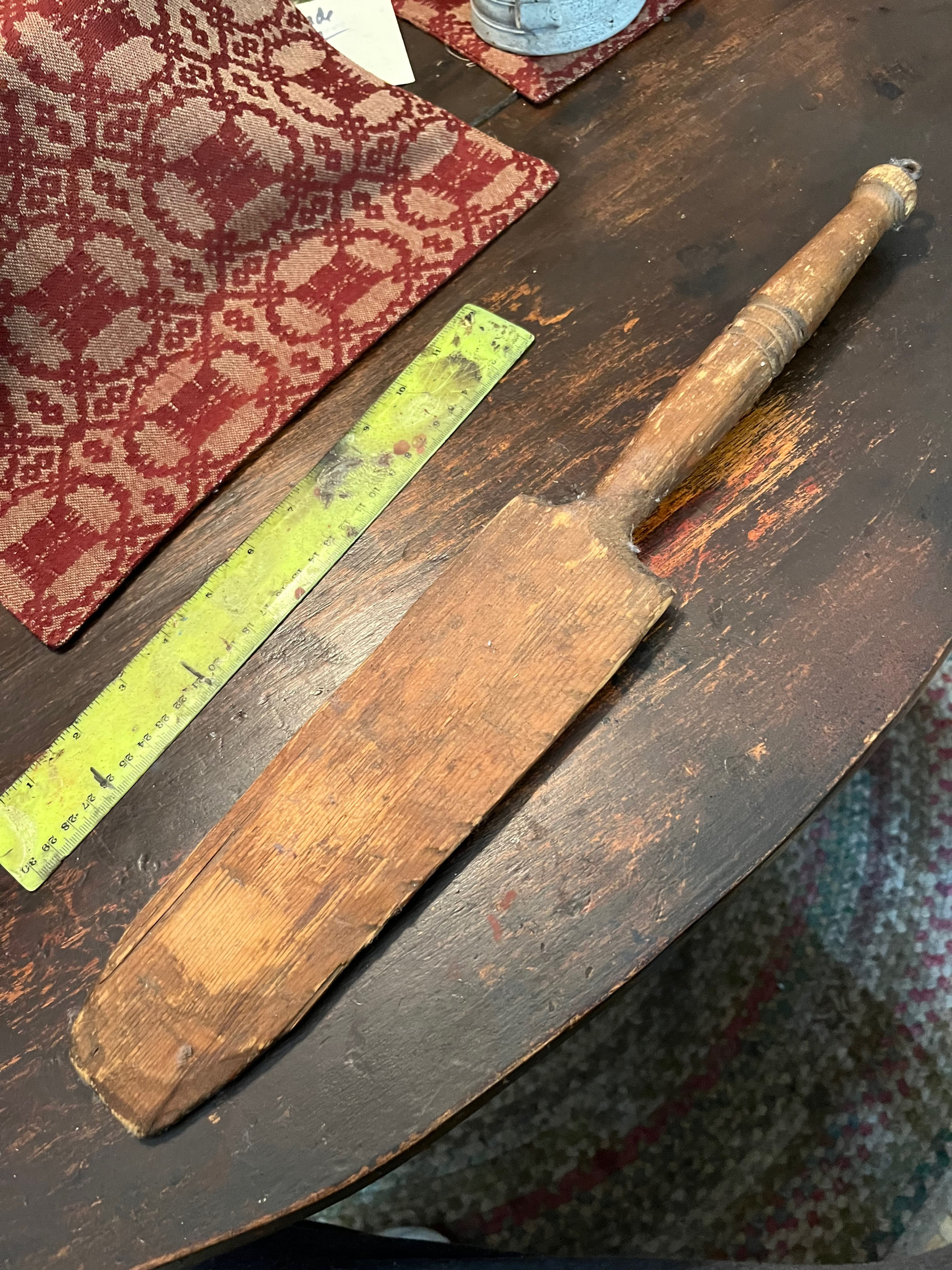 18th Century Wooden Dry Surface Butter Worker