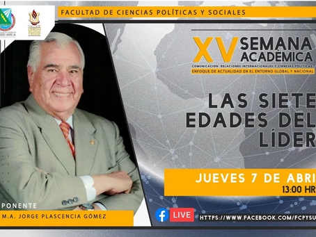 Jorge Plascencia presenta "Las siete edades de un líder"
