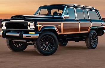 2023 Jeep Grand Wagoneer L in Obsidian Black — StarLiner VIP LLC flagship luxury chauffeur vehicle in Nashville, TN