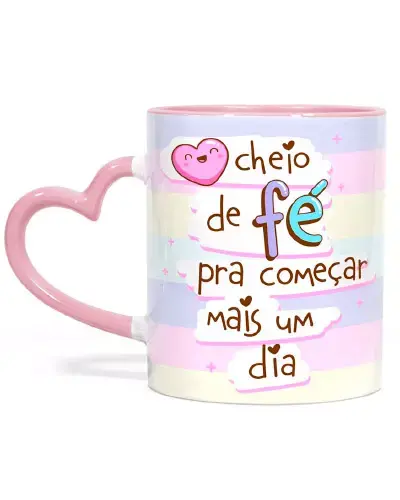 Miniatura: Canecas com alça de coração