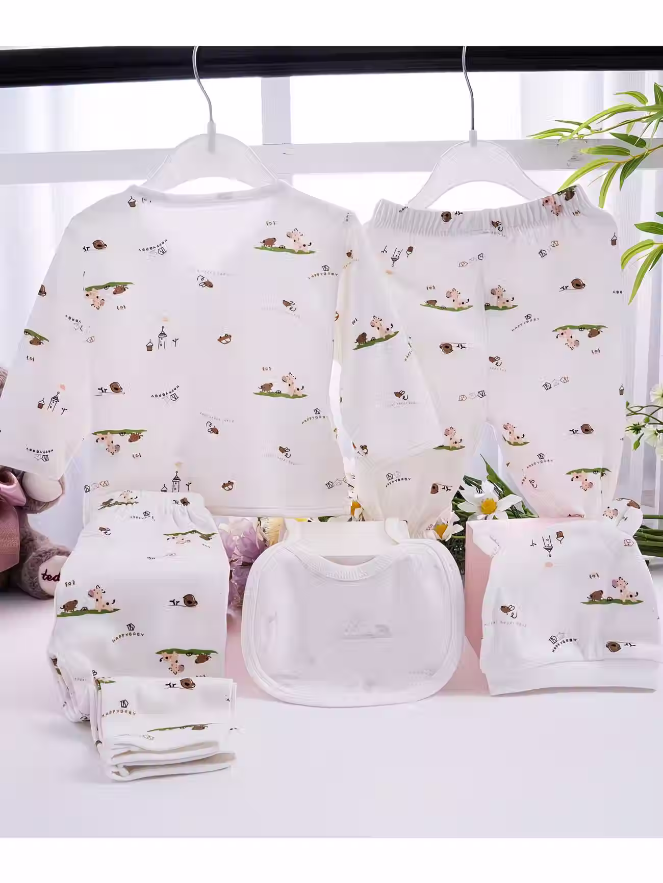 5PCS Newborn Baby Clothing & Essentials Set