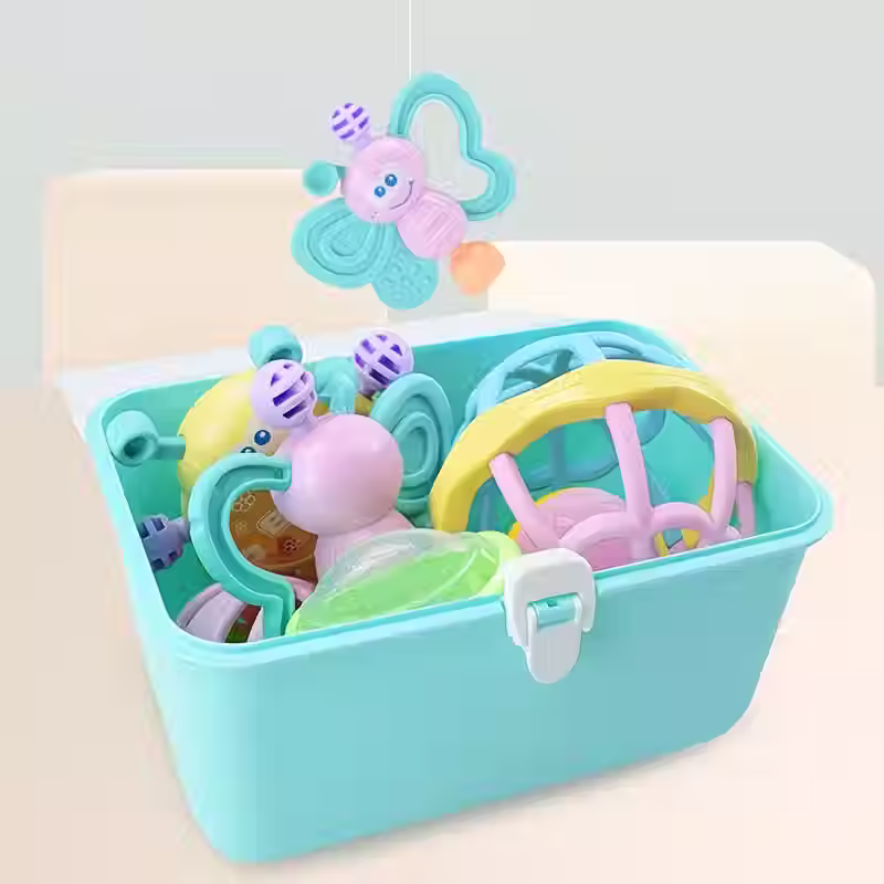 Thumbnail: Baby Rattle & Teething Toy Gift Set