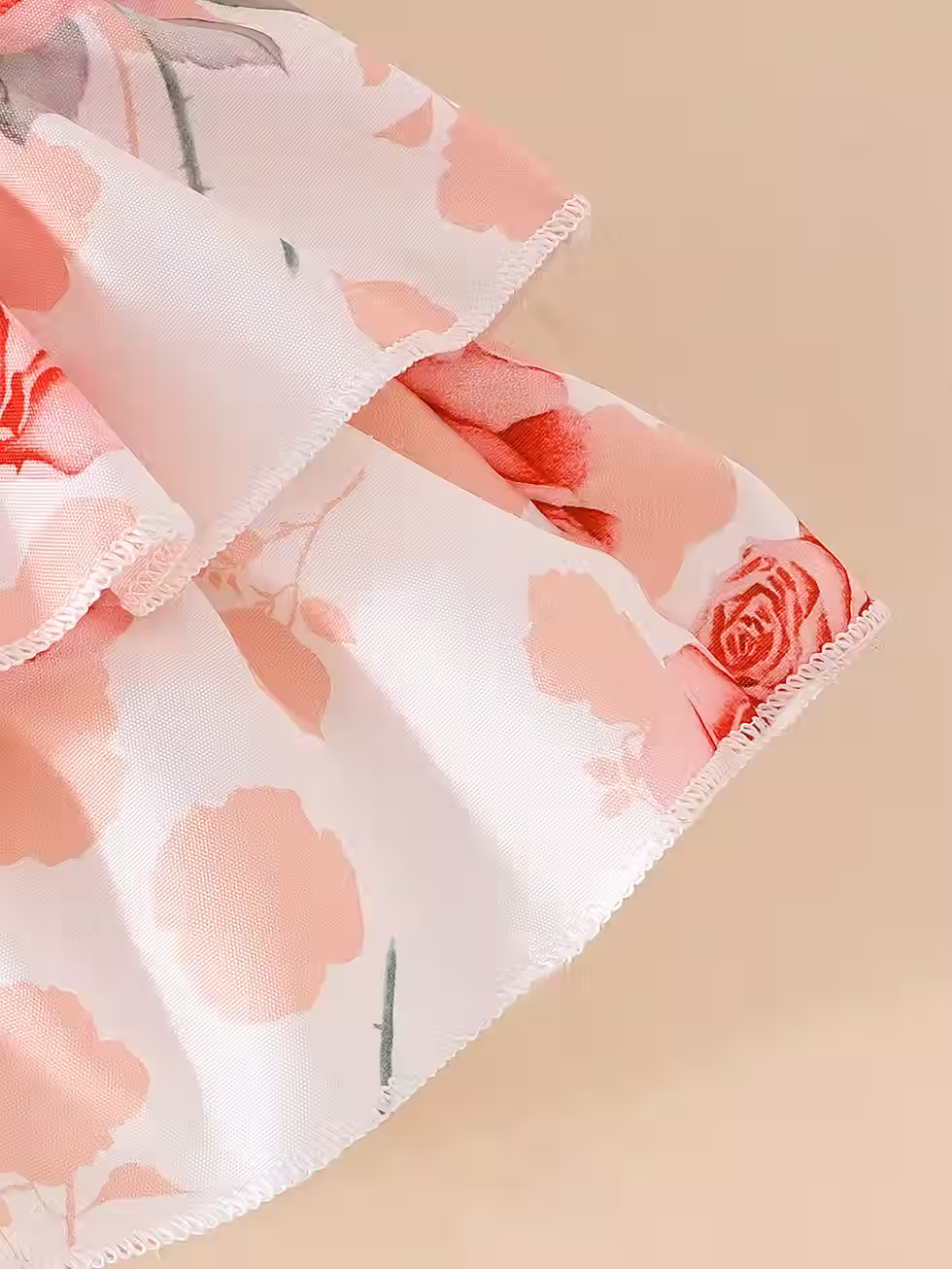 Thumbnail: 3PCS Baby Girl Floral Romper & Skirt Set