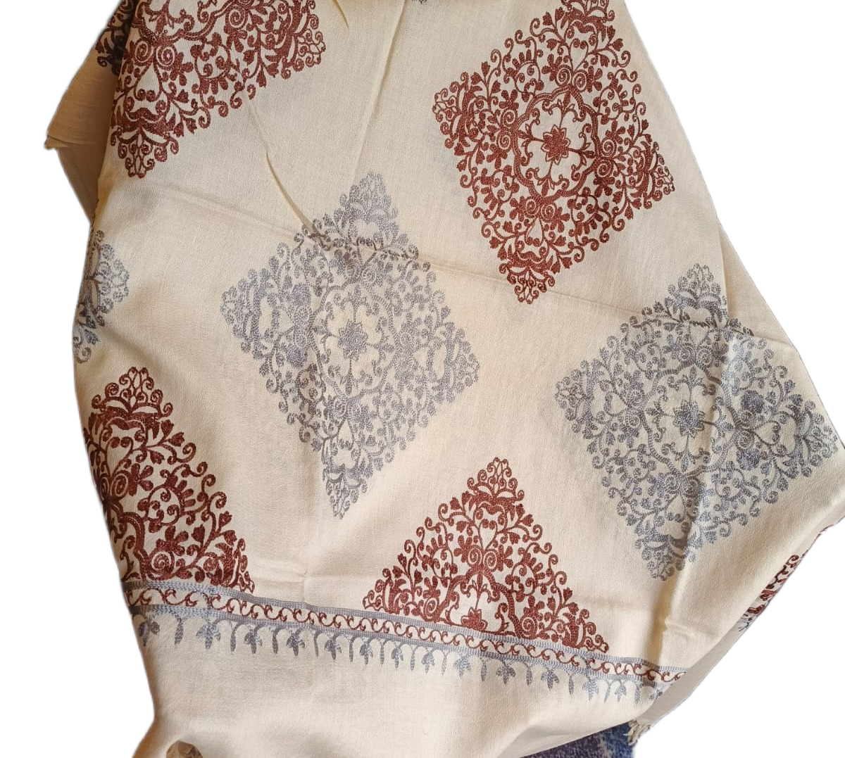 Handmade wool coat with colorful embroidery – Handmade by Angels