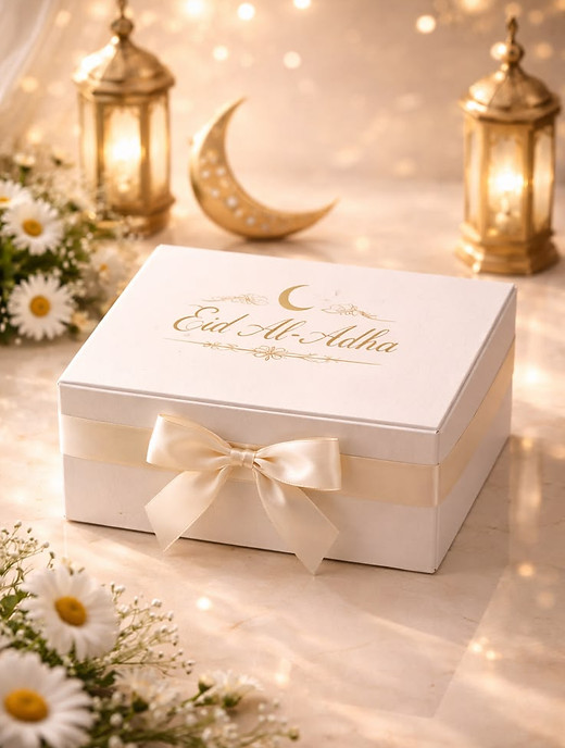 Luxury White & Gold Eid Al-Adha Gift Box _ Elegant Festive Branding.jpg