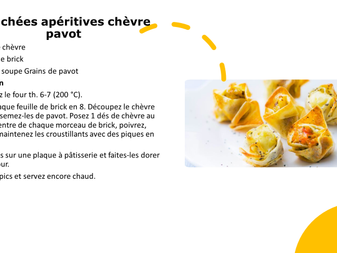 avec les feuilles de brick