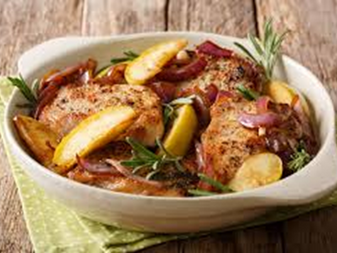 Filet mignon aux pommes