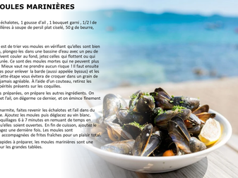 les fruits de mer