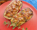 Aubergines fondantes farcies aux légumes et au chèvre