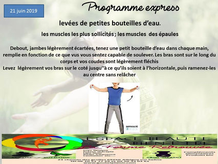 programme express pour un corps d'enfer