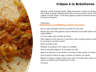 Crêpes à la Brésilienne