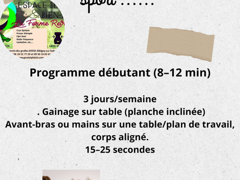Pour les bras