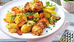 Filet de poisson et légumes rôtis