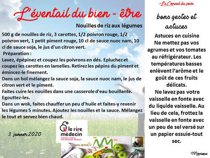 la recette du jour de radio adn