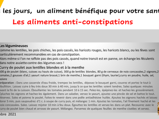 Tous les jours, un aliment bénéfique pour votre santé