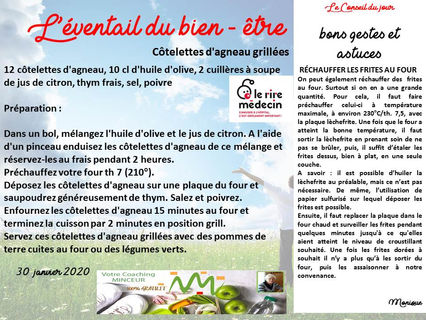 la recette du jour de radio adn