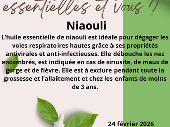 Les huiles essentielles