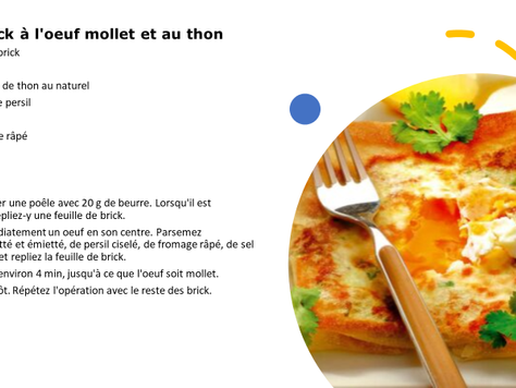 Avec les feuilles de brick