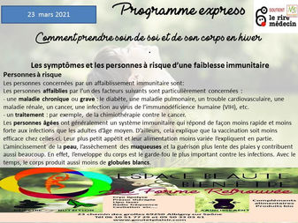 prendre soin de son corps