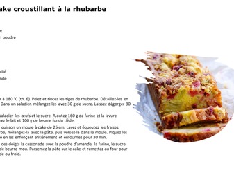 rhubarbe