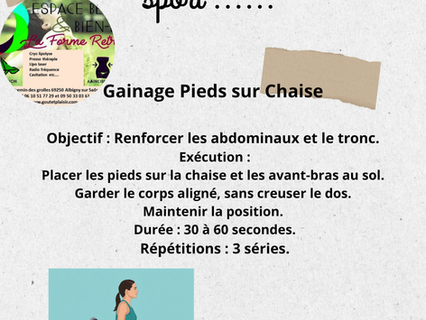 Pas de temps pour la salle....