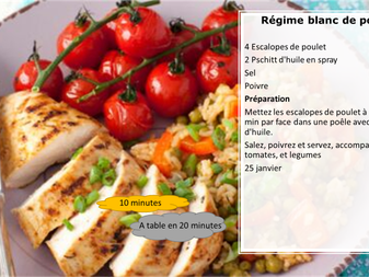 pas le temps de cuisiner