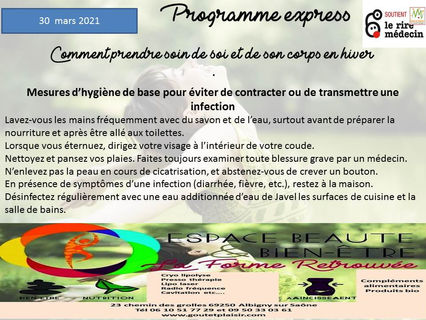 prendre soin de son corps