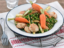 Recettes semaine du 8 au 13 Juin 2026 Cocotte printanière au poulet