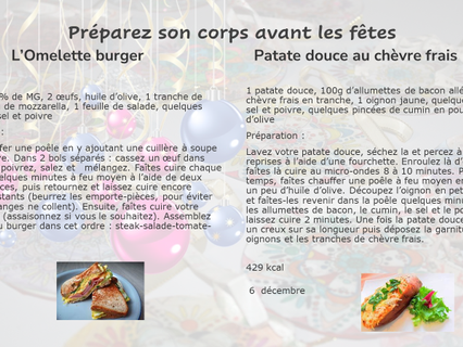 préparez son crps pour les fétes