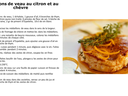 le mariage des aliments