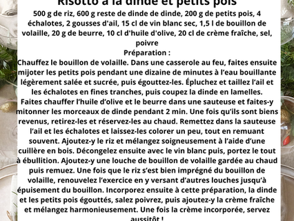 L'art d'accommoder les restes