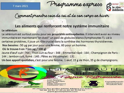 prendre soin de son corps