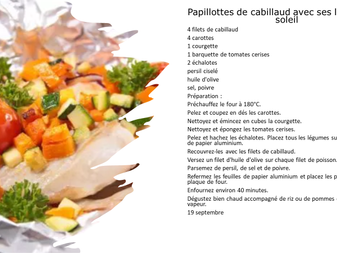 le mariage des aliments
