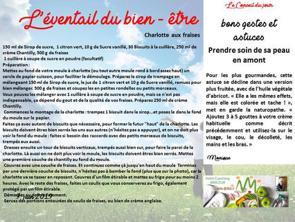 la recette du jour de radio adn